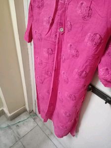 Bright 🌞 Pink Kurta