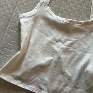 h&amp;m White Tank Top