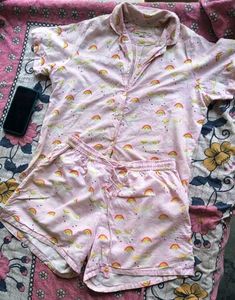 Pure Cotton Pink Color Co Order Set