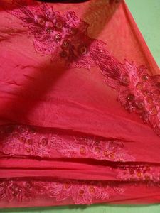 Red Partywear Gown For Womens