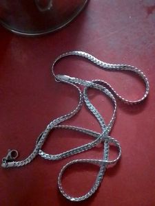 Silver Herringbone Chain