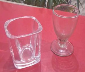 Two Unique Shorts Glass
