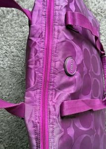 Coach Tote Hobo With Matching CoachMakeup Ki