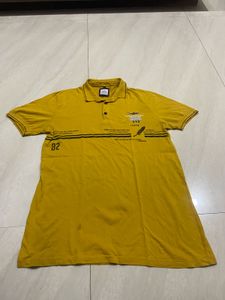 💛 Stylish Mustard Yellow Polo T-Shirt – Grab it