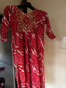 elegant KURTI, Bandhni Style ❤️❤️❤️🤍