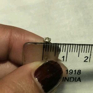 Pure Silver-Zircon Nosepin White/Trasparent