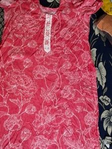 Floral Print Kurta
