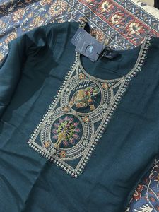 Embroidered Cuff Dress Pants