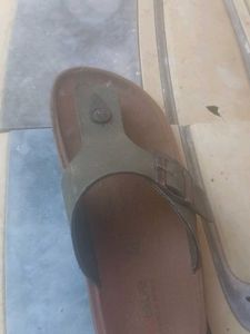 Casual Olive Green walkline Sandals