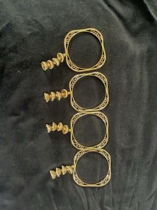 Gorgeous Gold Bangleswith Long Hangings