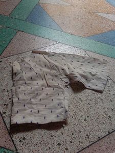 Patterned Cream Shirt