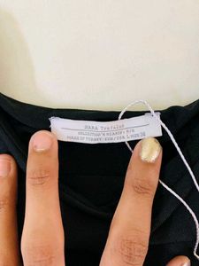 Zara Black Cami Top