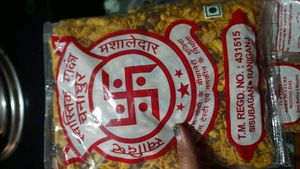 Homemade Mango Pickle &amp; Swastik Mixture -2 Packet