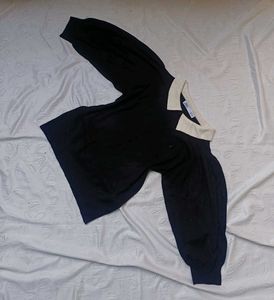 Zara Puff Sleeve Peter Pan Collar