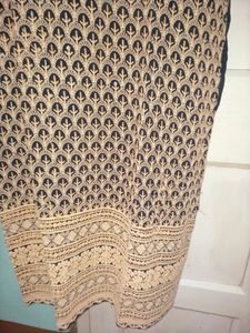 Golden Chikon Kari Kurta Set