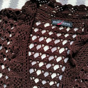 Crochet Knit Cardigan