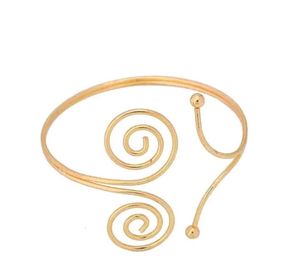 Spiral Coil Upper Arm Cuff