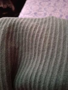 Green Ribbed T-Shirt