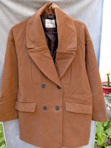 Brown Winter Double Breasted Coat/blazer