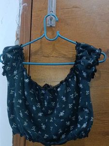 Floral Print Crop Top