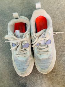 Red Tape Womens White And Lavender Sports Shoes