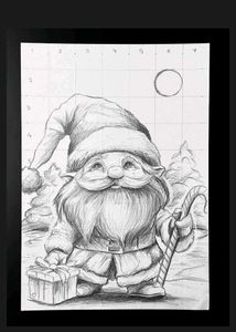 Santa Claus Outline Drawing