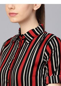 Striped Shirt Dress