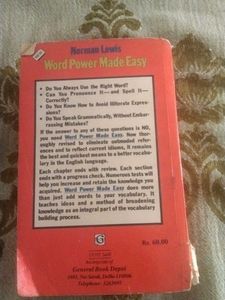 Word Power Made Easy Book