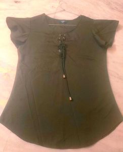 Olive Green Top