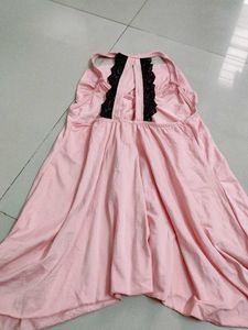 Pink Ruffle Mini Dress