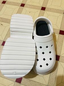 White Stylish Clogs