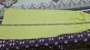 Lime Color Plazzo