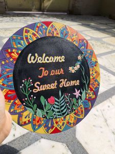 welcome home 🏡 walk decore ✨️ ( handmade )