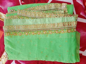 Green Saree
