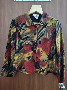Floral Vintage Print Jacket