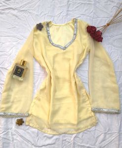 Vintage Georgette corset kurti 🫶🏻