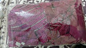 Red Partywear Ready To Wear Saree