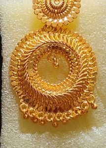 Golden Dangle Earrings