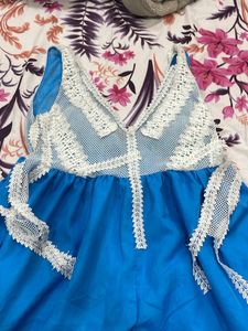 Long Slit Gown For Maternityshoot And Other Shoots