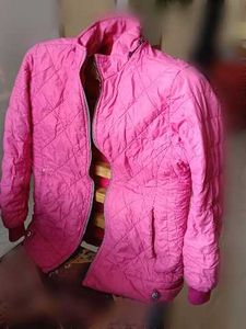 Pink Quilted Jacket