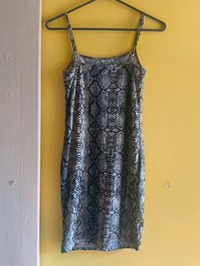 Shein Snake Print Bodycon Dress