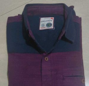 Dual Colour Cottonking Casual Shirt
