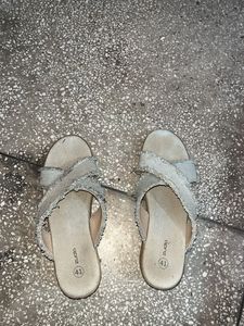 Blue Denim Themed Pumps