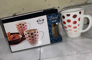 Coffee Mugs 2 Pieces Of Larah By Borosil