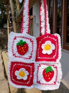 Crochet Square ⬜ Bag