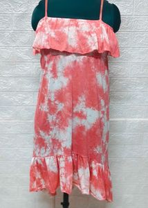 🎁Buy Two Get One Free🎁Tie-Dye Ruffle Dress