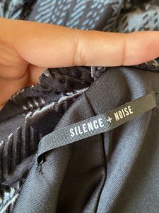 Silence+Noise Sage Velvet Maxi Dress