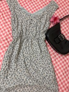 Floral Print Mini Dress