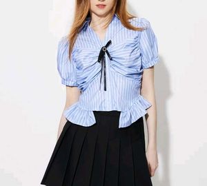 Gathered Placket Blouse