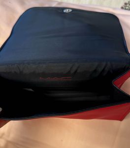 MAC Red &#39;Love Me&#39; Clutch &amp; VEGA Brush Set